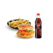 982 Crispy Chicken Burger Menü (Large, 90gr.)
